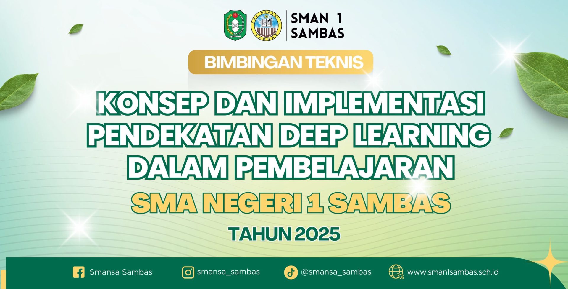 Bimbingan Teknis Konsep dan Implementasi Pendekatan Deep Learning Dalam Pembelajaran